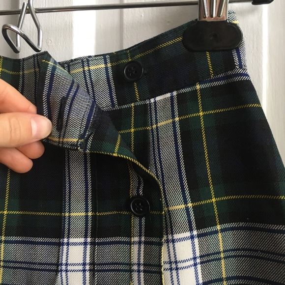 Vintage tartan mini skort - XS - Picture 6 of 8